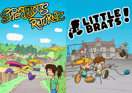 Covers of “Superflous Returnz” et “Little Brats!”